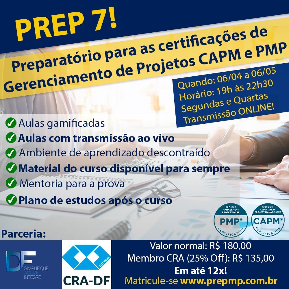 [leonardoti] ENC: # Curso de Formação em Gerenciamento de Projetos e Preparatório para as Certificações CAPM e PMP
