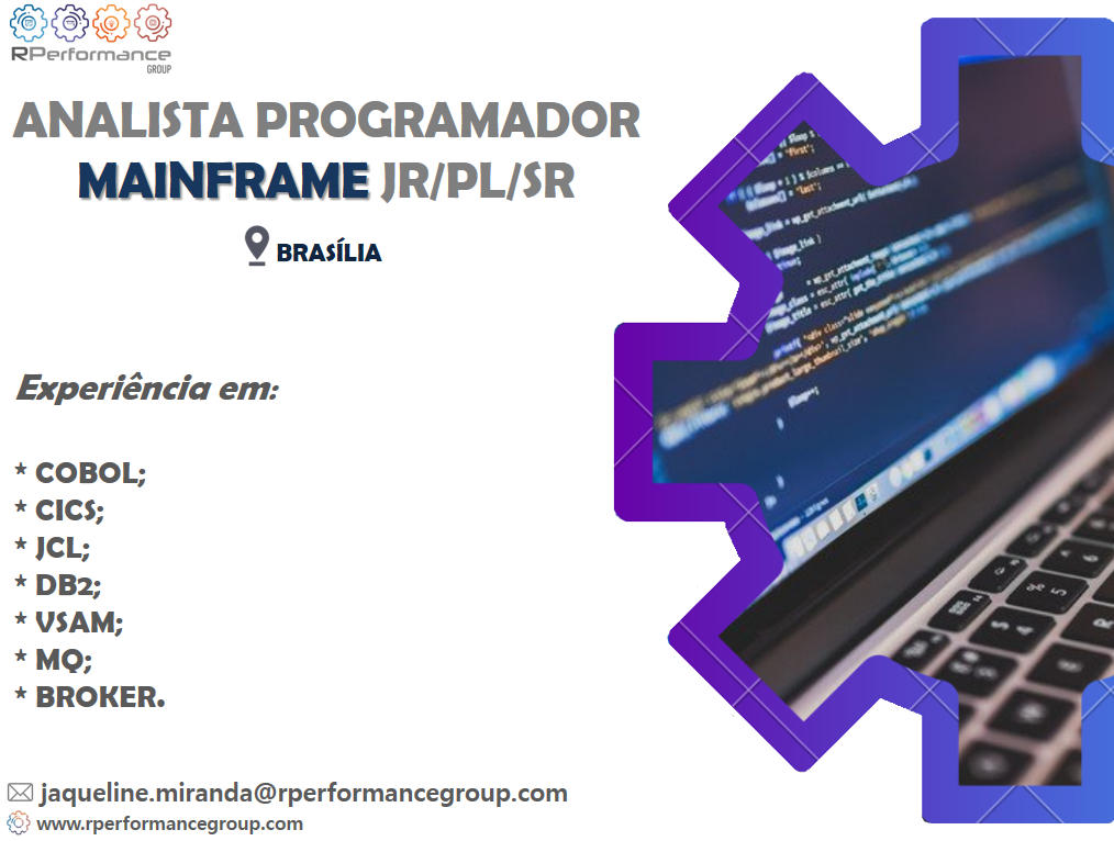 RPerformancce Group: Oportunidades MAINFRAME em Brasília