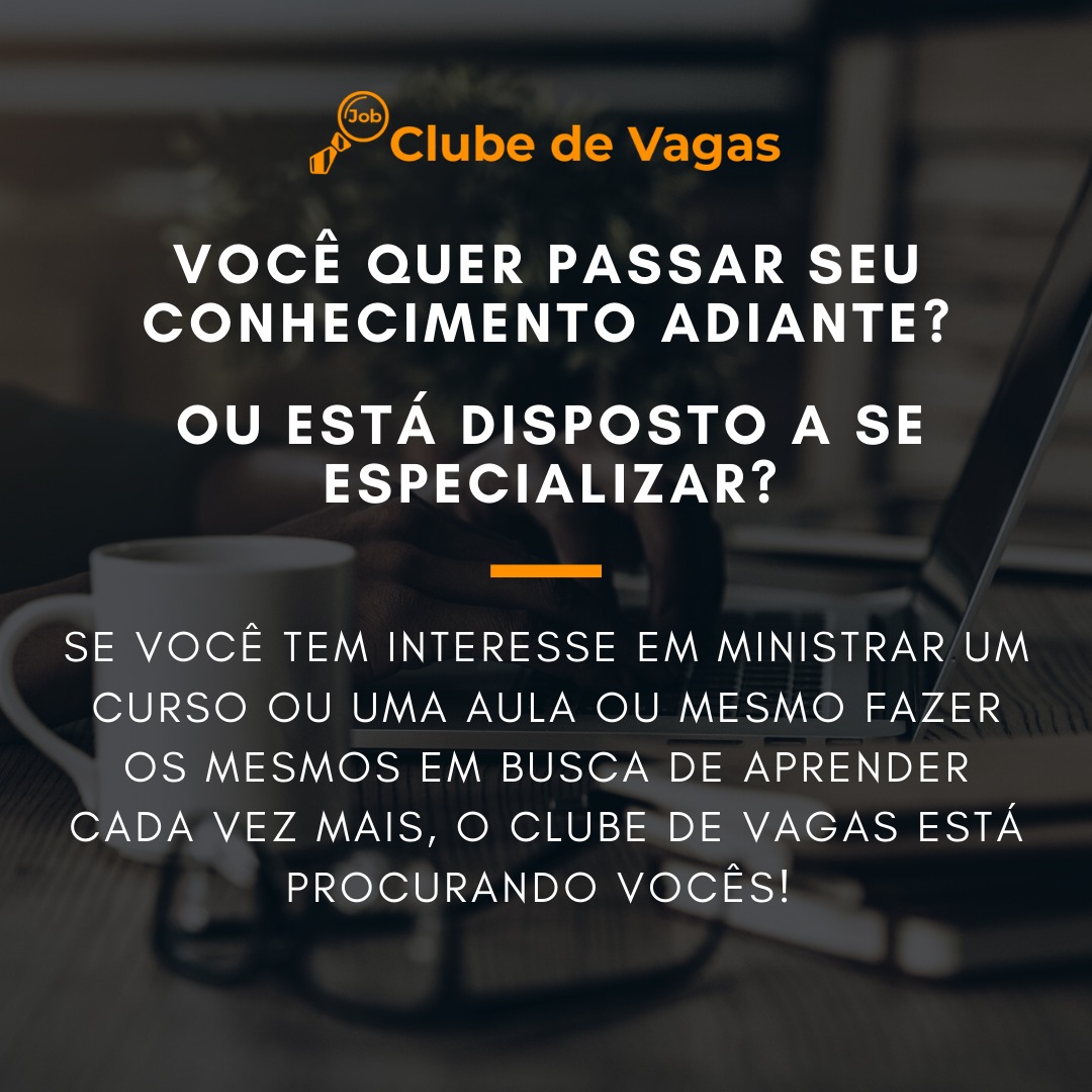 Você pode ministrar algum conteúdo para os membros do grupo?