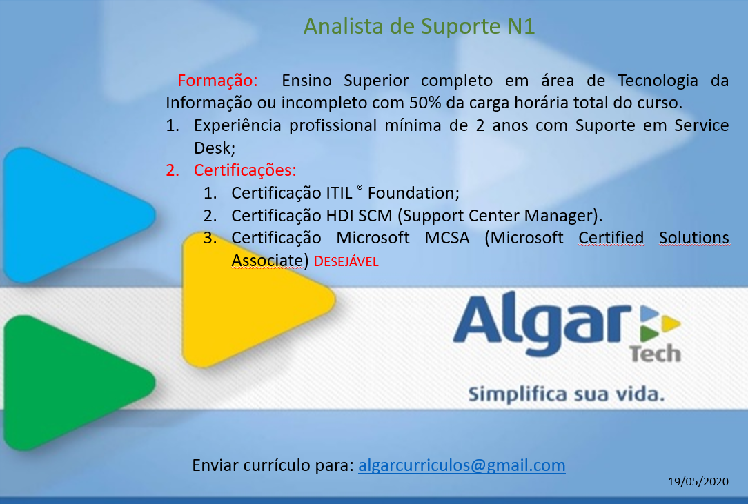 Analista de Suporte N1