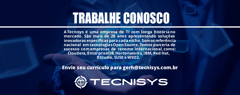 Vaga Arquiteto de Software – Tecnisys – Contratação imediata!