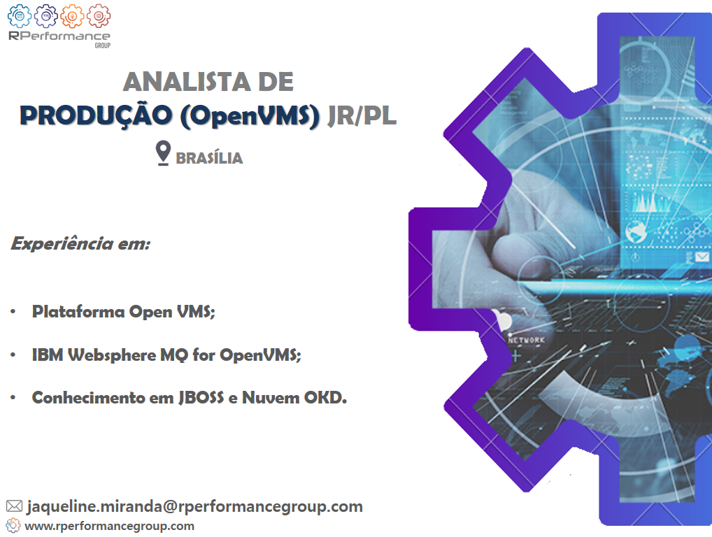 Analista de Produção: OpenVMS