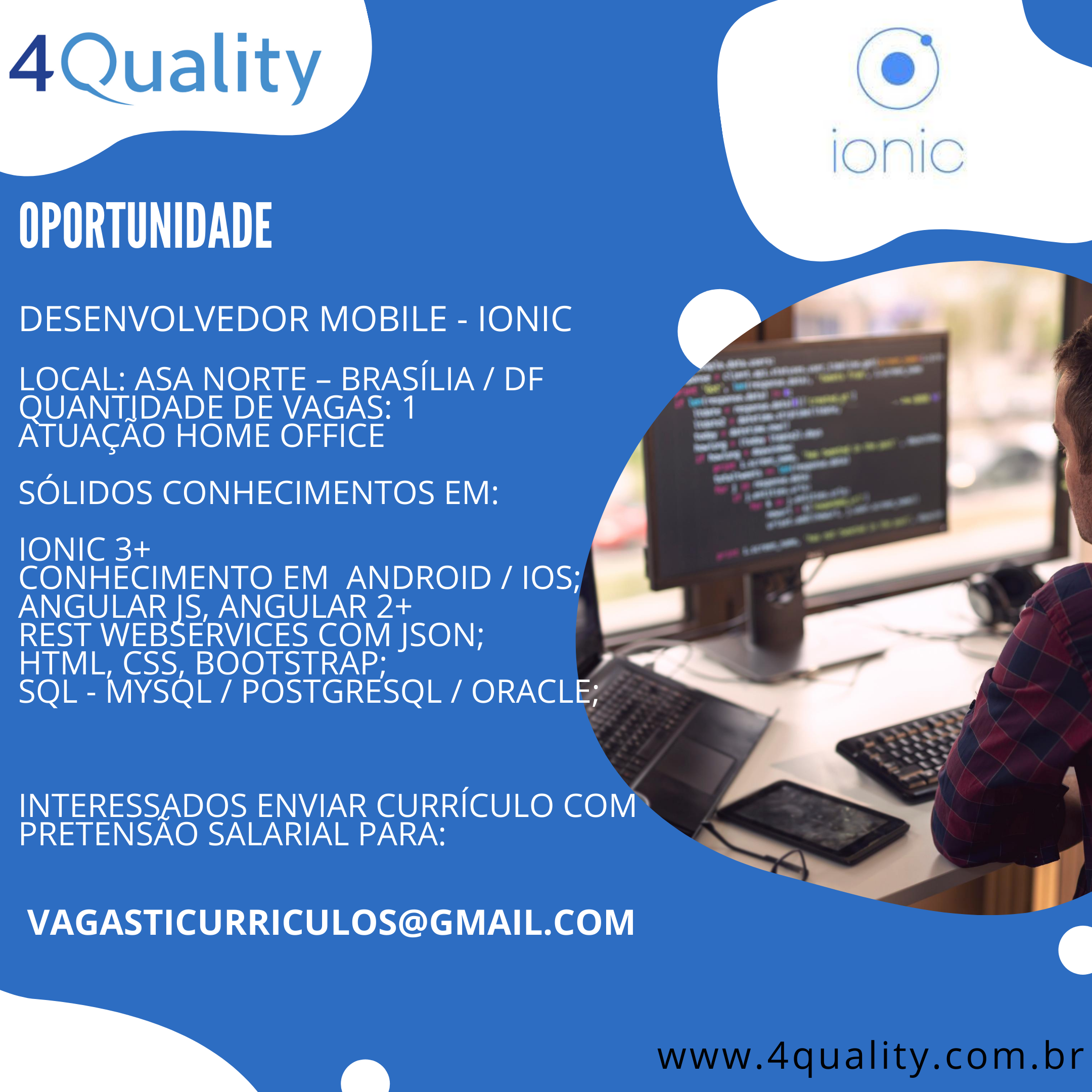 [leonardoti] Desenvolvedor Mobile IONIC – Brasília