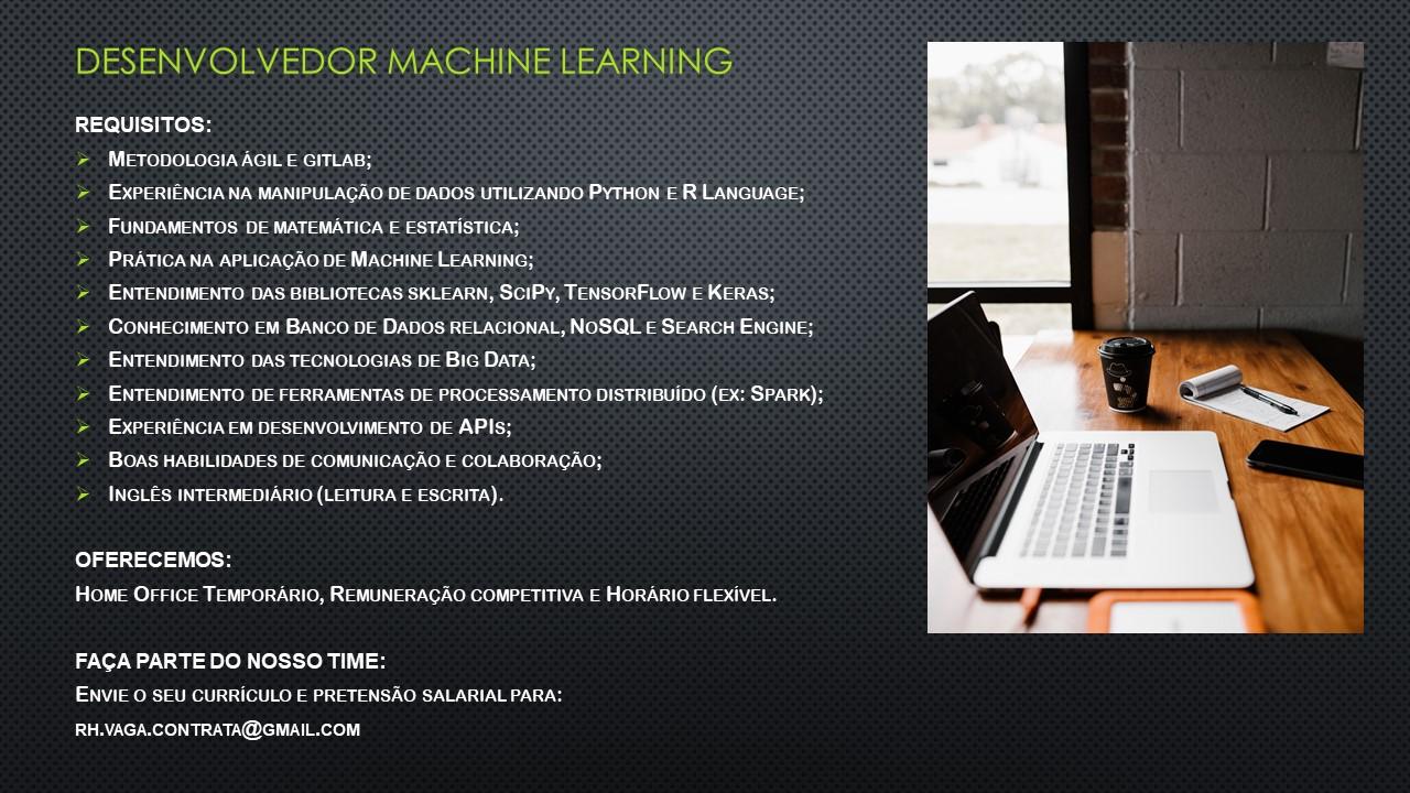 Vaga – Desenvolvedor Machine Learning