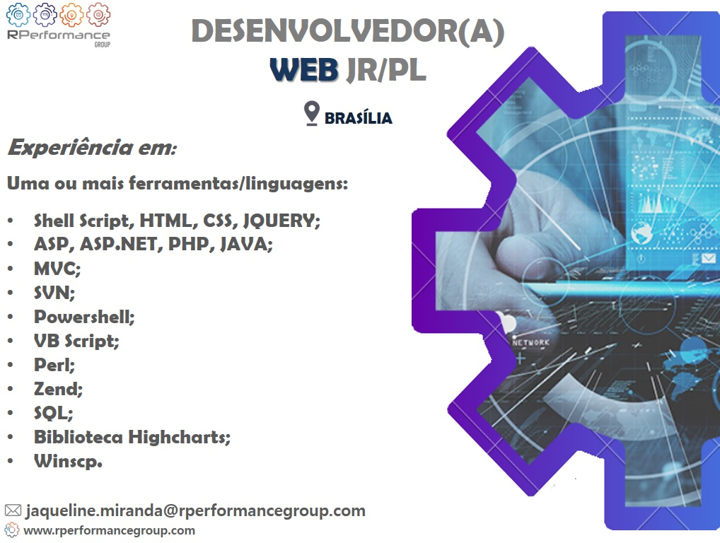 DESENVOLVEDOR WEB JR/PL