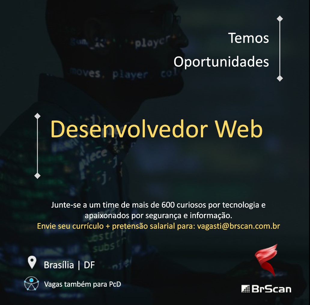 VAGA DESENVOLVEDOR WEB