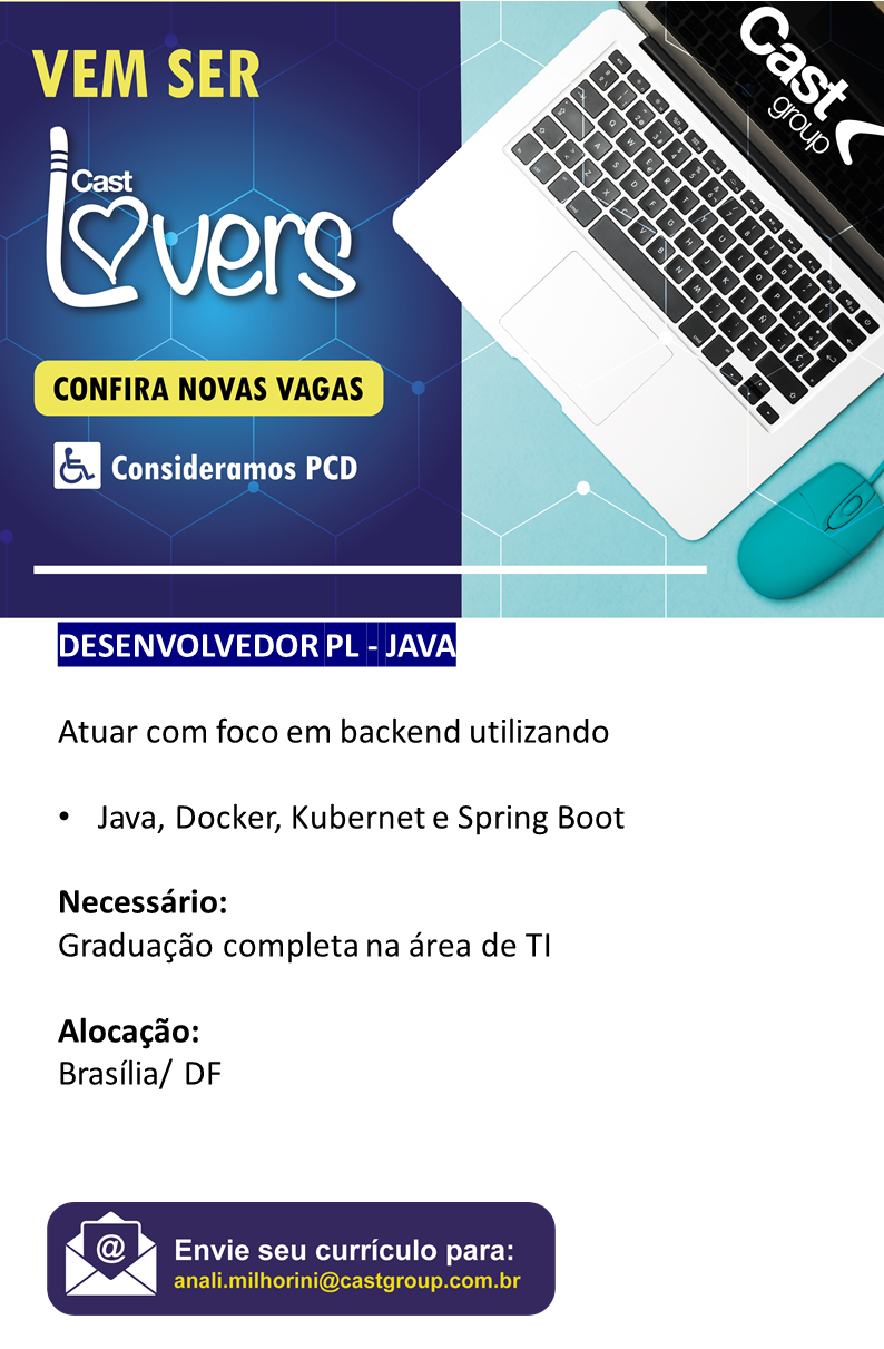 Vaga Desenvolvedor Java