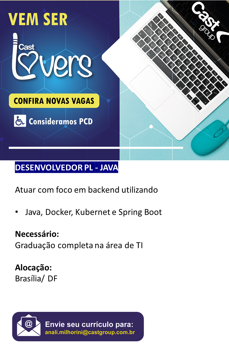 DESENVOLVEDOR JAVA