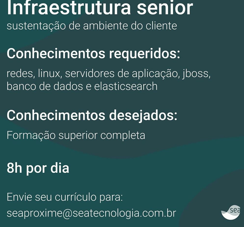 Analista de Infraestrutura SR